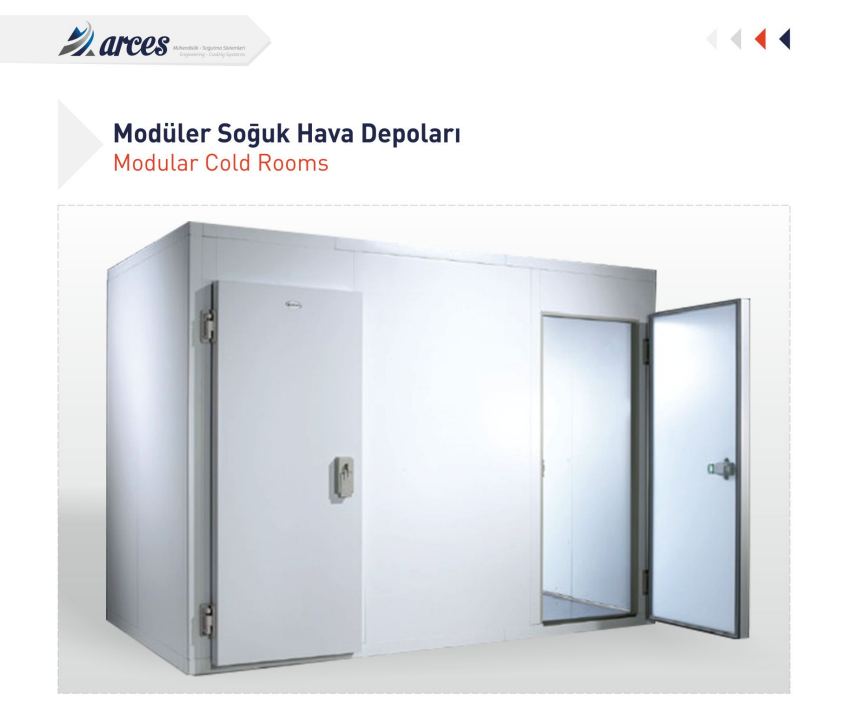 modüler soğuk depo